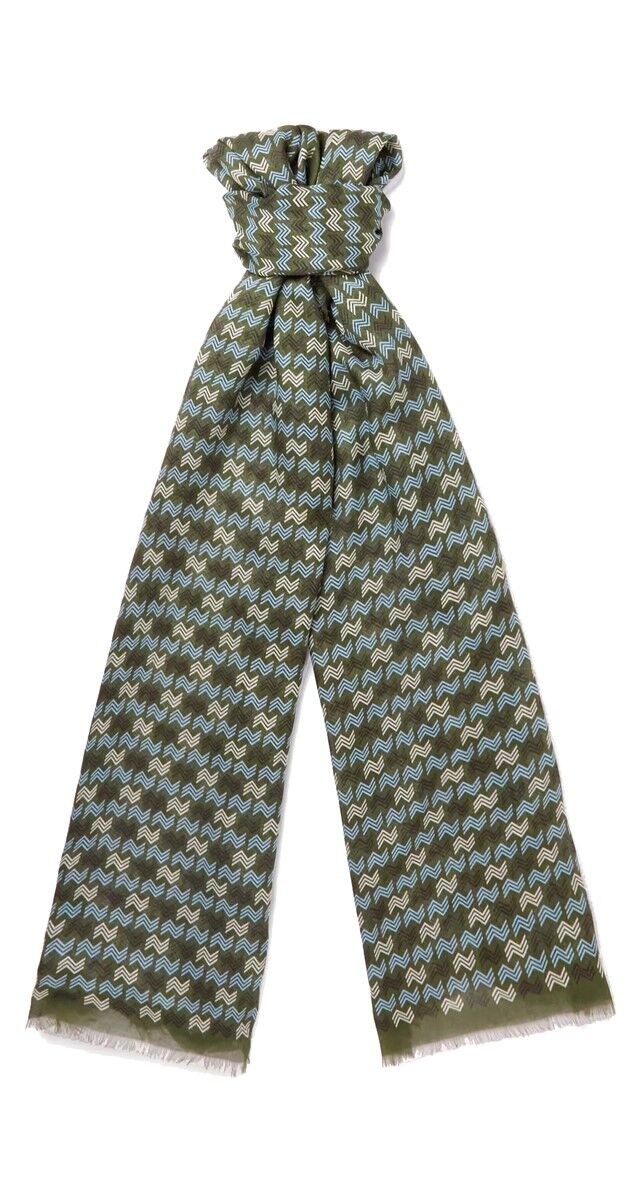 Lenço em seda e modal estampado, €185, Missoni