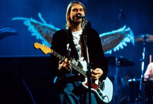 Guitarra de Kurt Cobain do vídeo 'Smells Like Teen Spirit' vai a leilão
