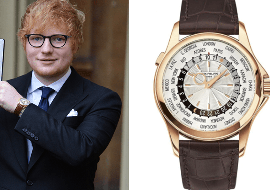 Ed Sheeran e a sua requintada coleção de relógios