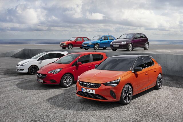 Opel Corsa - as seis gerações
