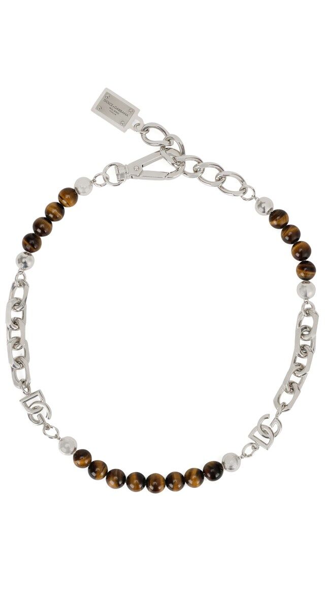 Colar em metal, € 775, Dolce & Gabbana