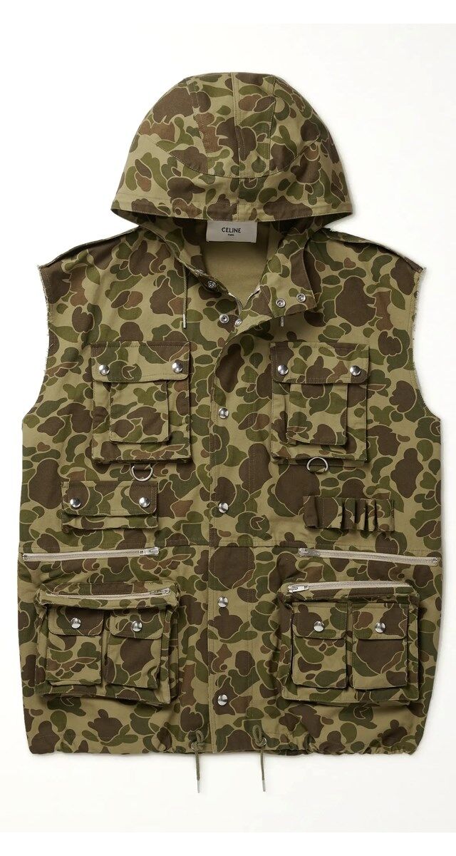 11. Colete em algodão estampado, € 1890, Celine Homme