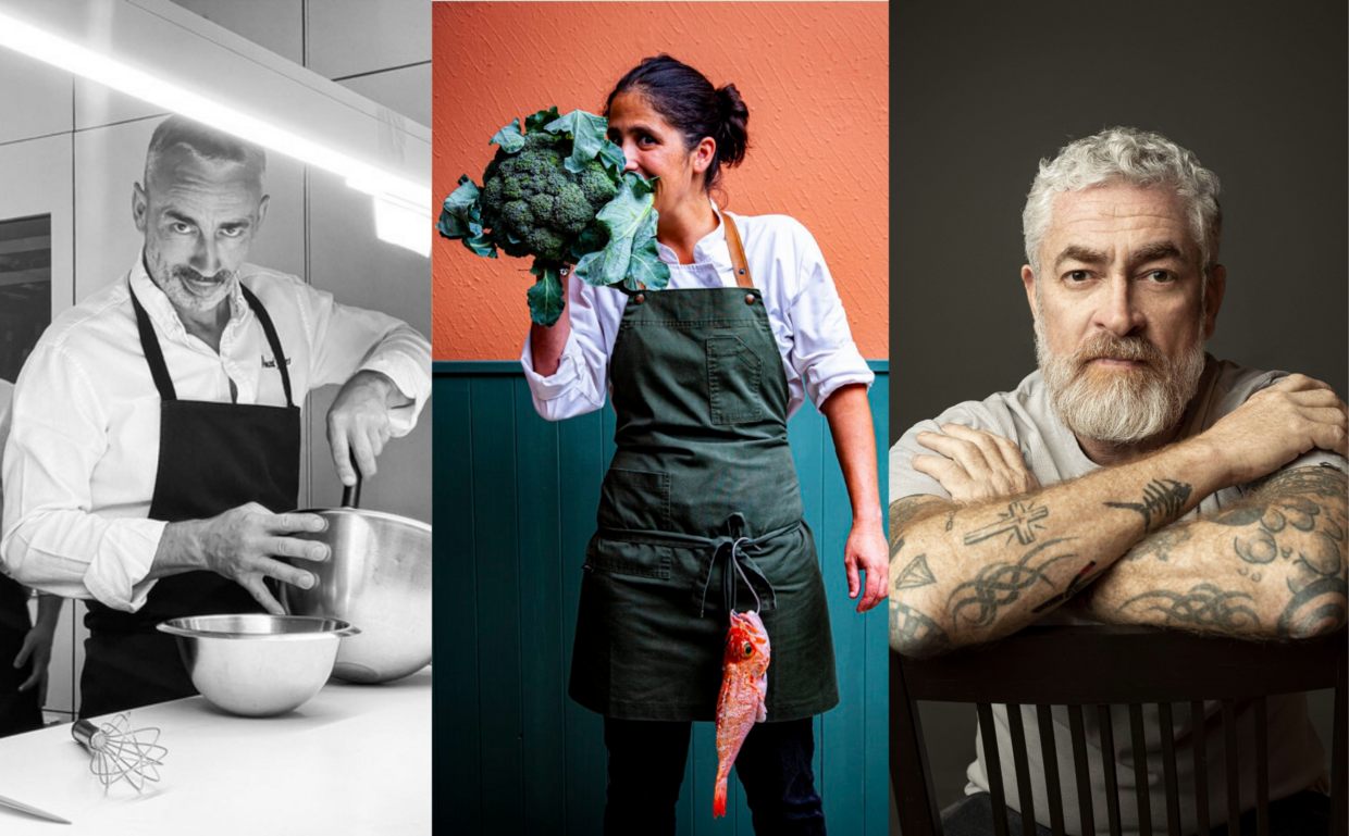 Chef Vicent Farges / Chef Ana Moura / Chef Alex Atala