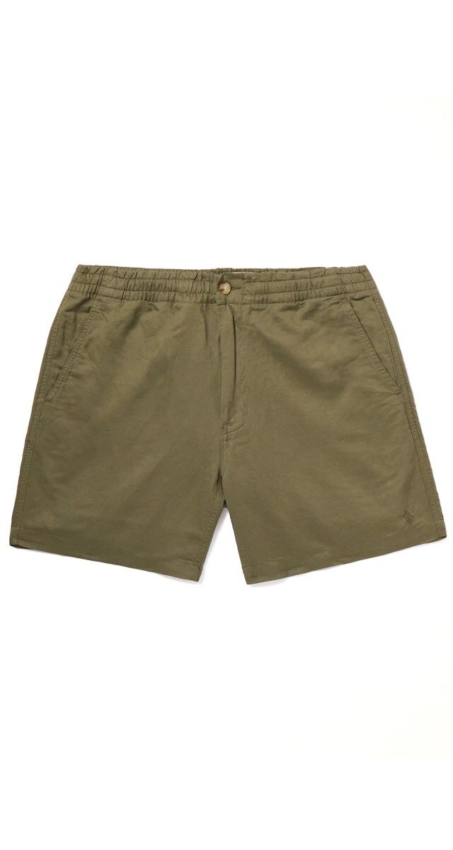 Calções em linho, € 135, Polo Ralph Lauren