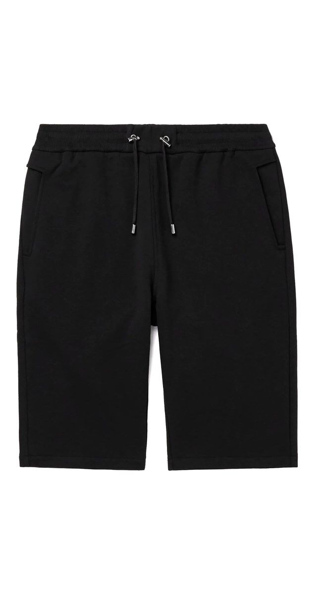 Calções em jersey de algodão, € 495, Balmain