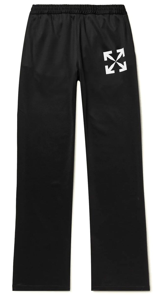 Calças em jersey de cetim, € 425, Off-White