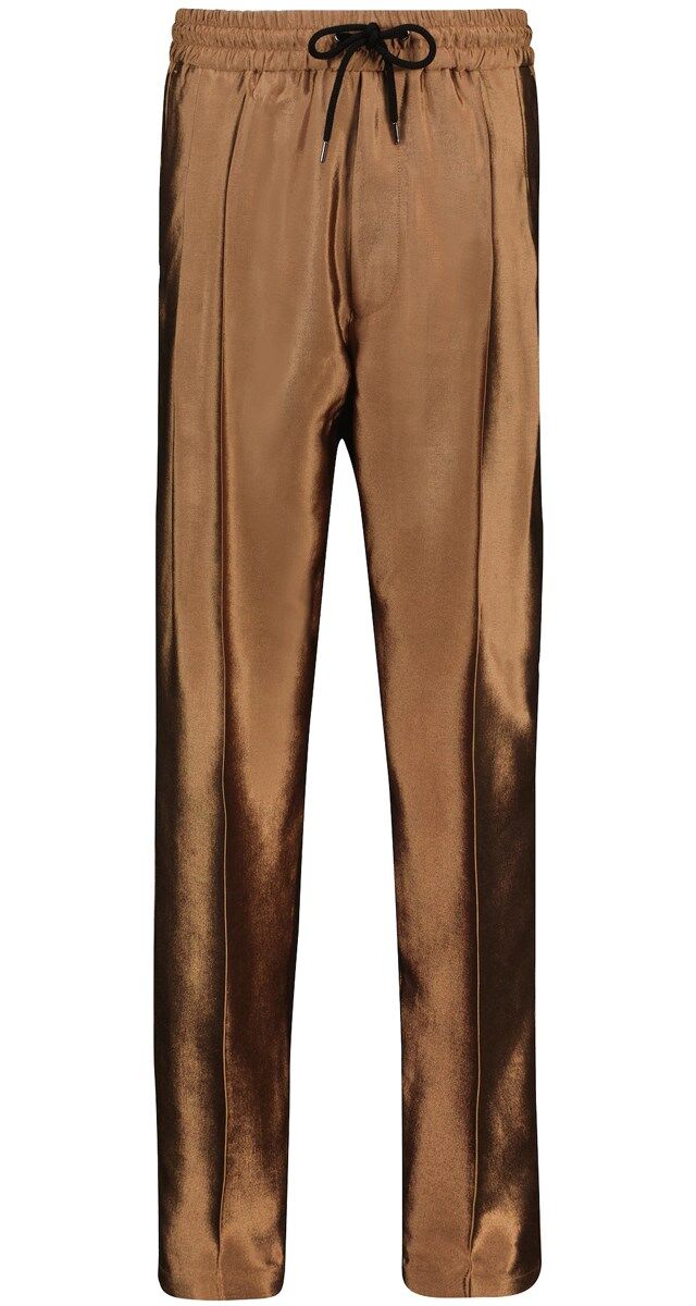 Calças em cetim de seda, € 990, Giorgio Armani