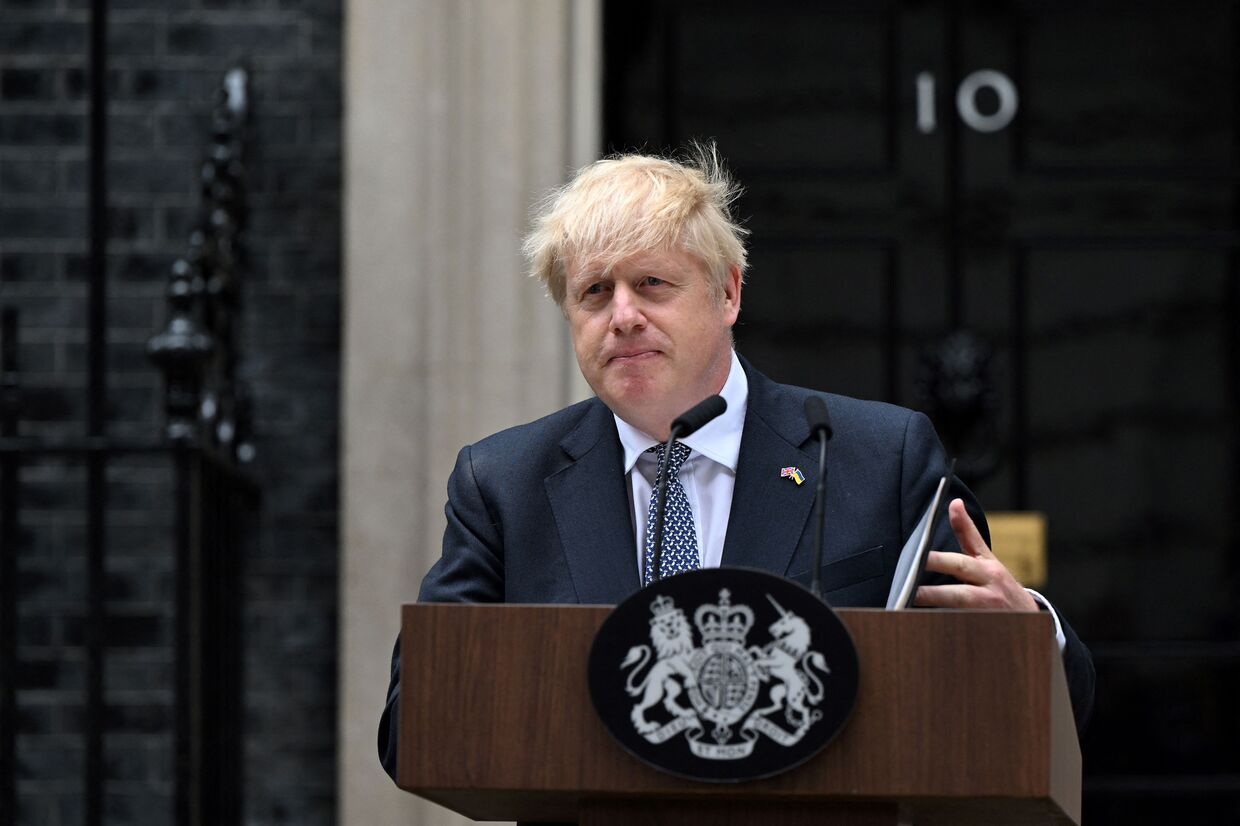 Primeiro Ministro britânico Boris Johnson fez uma declaração em Londres, dia 7 de julho