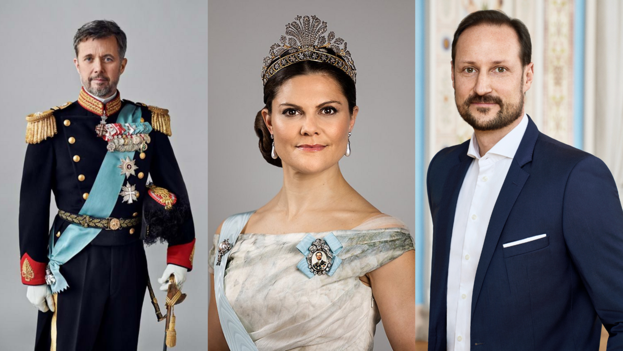 Frederico, Príncipe Herdeiro da Dinamarca / Vitória, Princesa Herdeira da Suécia / Haakon, Príncipe Herdeiro da Noruega