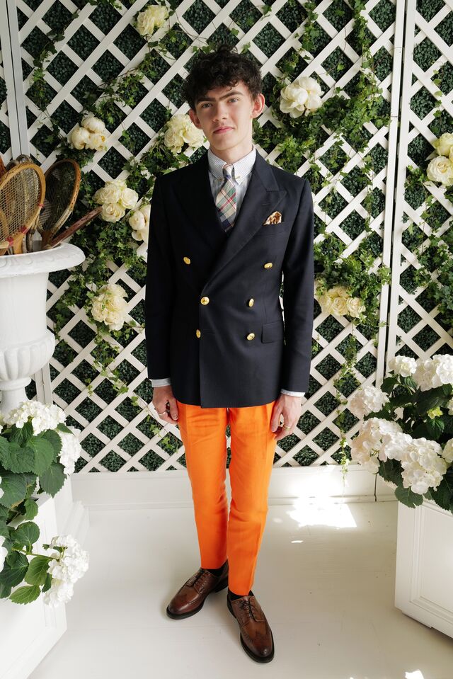 Joe Locke em Ralph Lauren