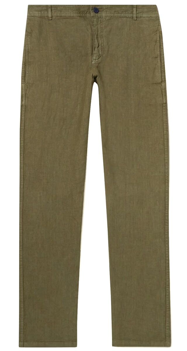 Calças em sarja de linho, €210, Vilebrequin