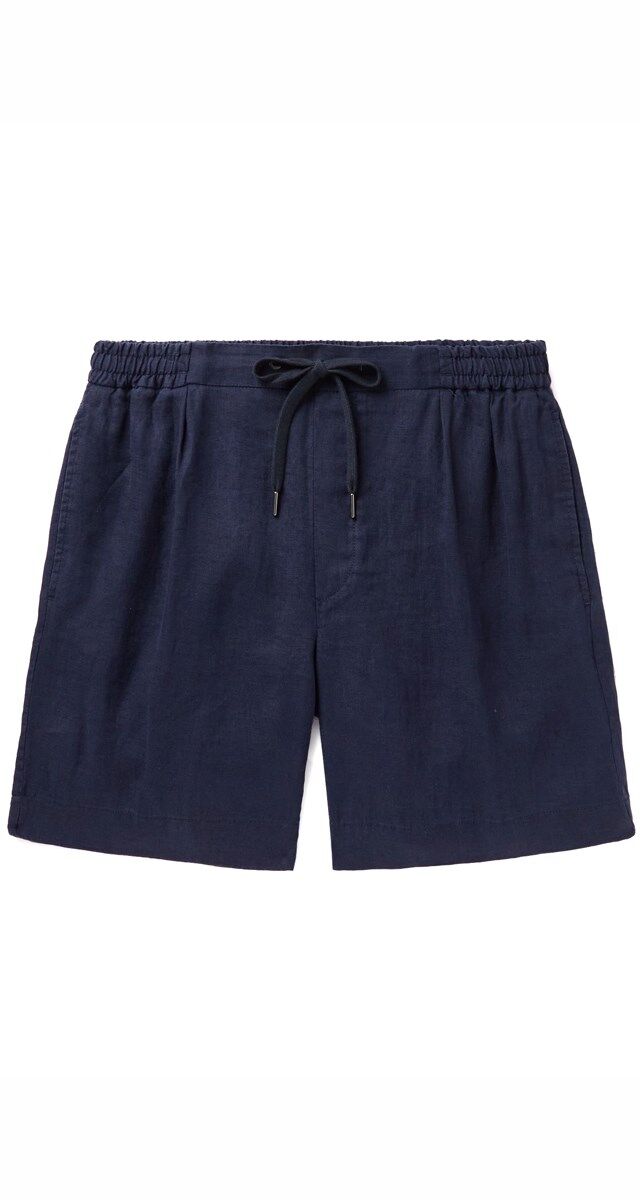 Calções em linho, €315, Ralph Lauren Purple Label