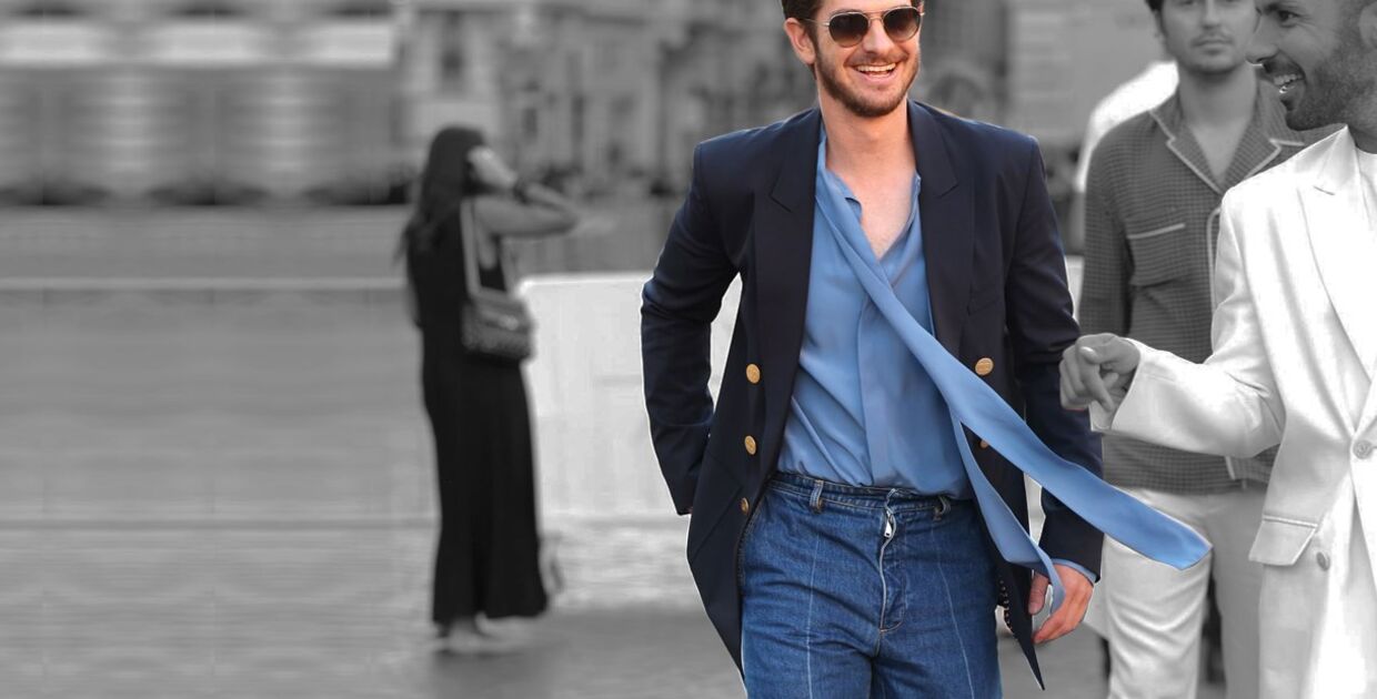 Andrew Garfield em Valentino