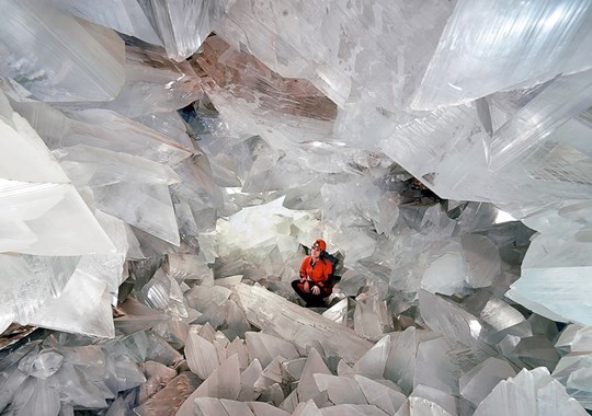 A maior gruta de cristais da Europa encontra-se no sul de Espanha