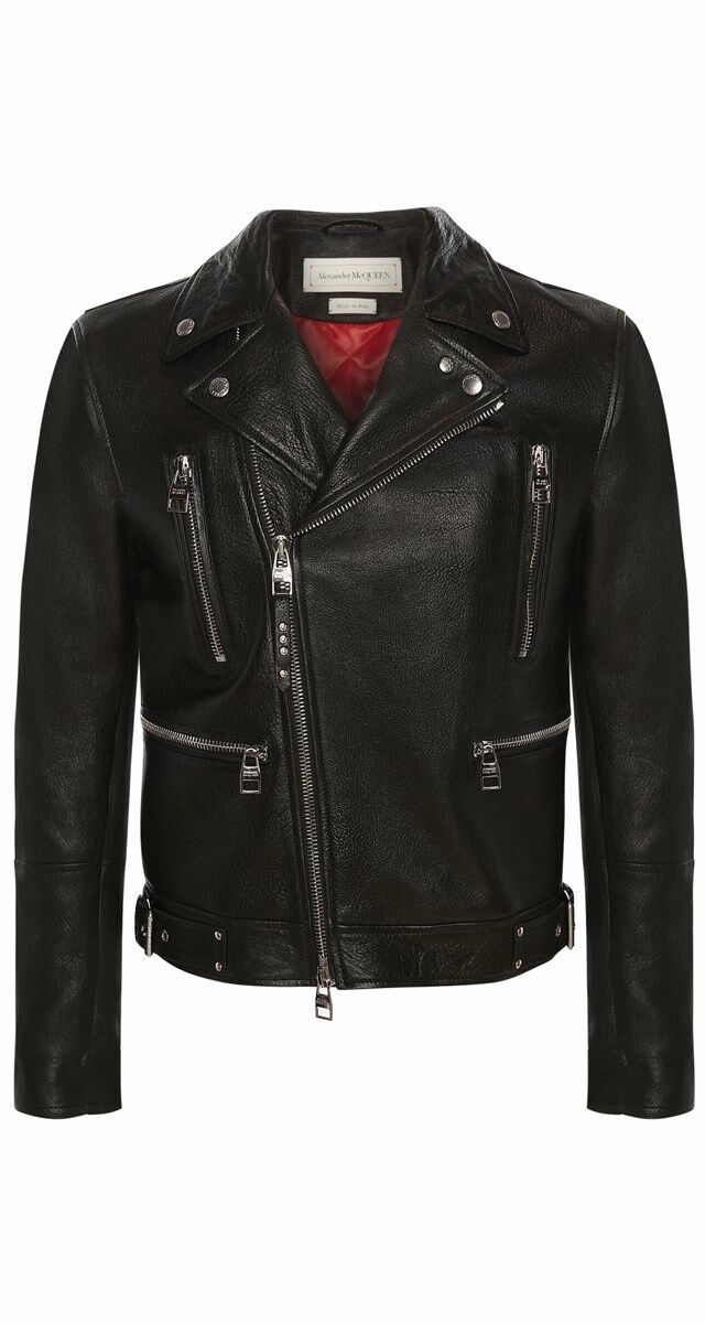Blusão em pele, €2990, Alexander McQueen