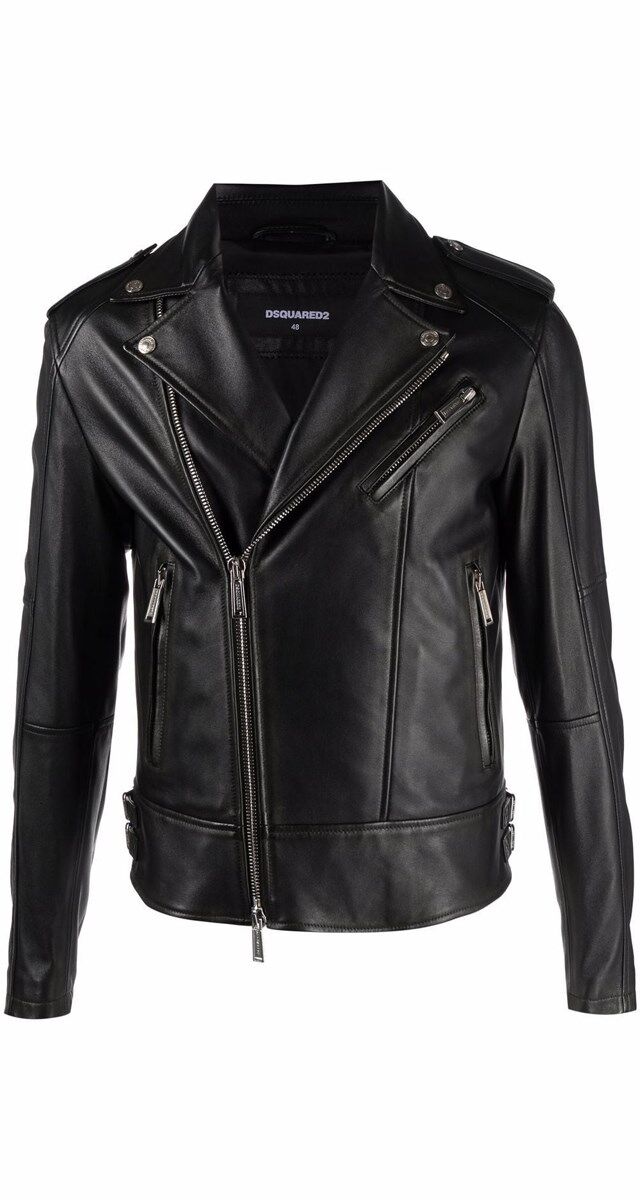 Blusão em pele, €2300, DSquared2