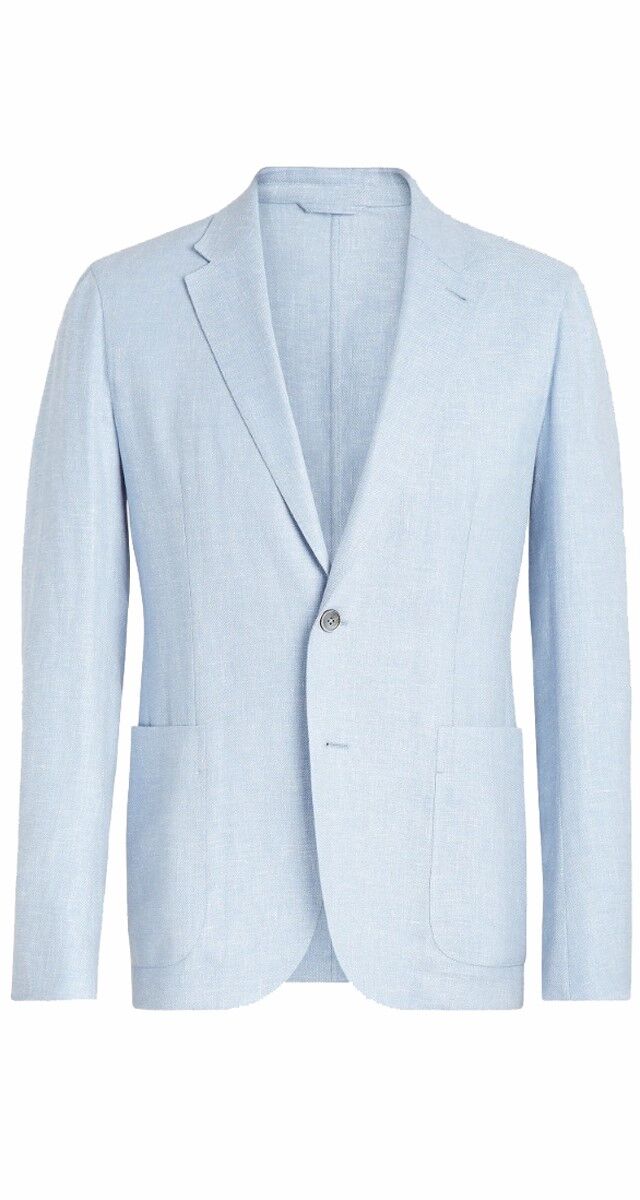 Blazer em algodão, seda e lã, € 1940, Zegna