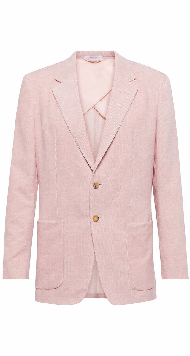 Blazer em veludo cotelê de algodão e linho, €2050, Grabriela Hearst