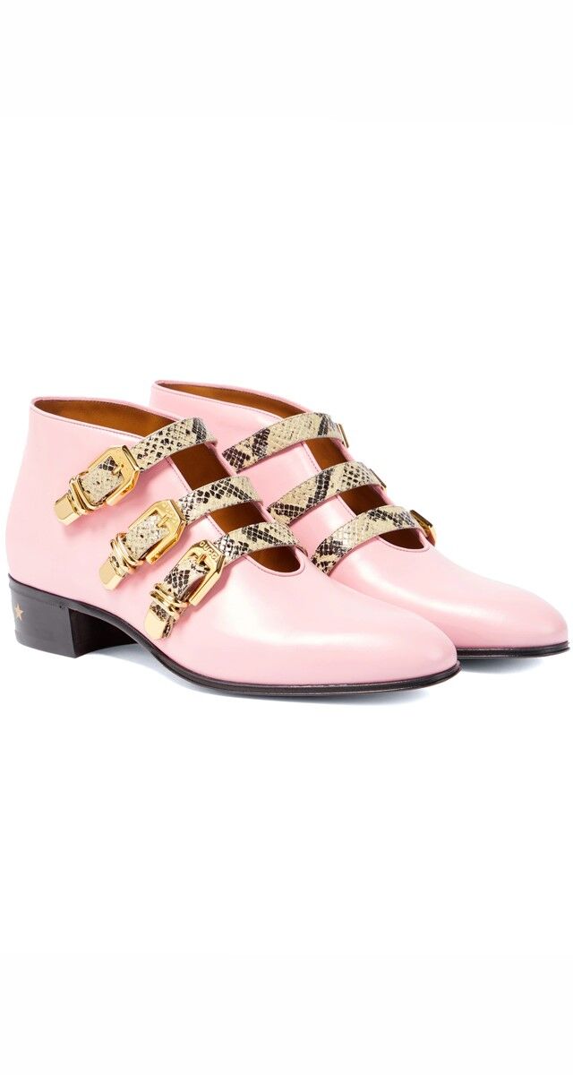 Botins em pele, €1250, Gucci