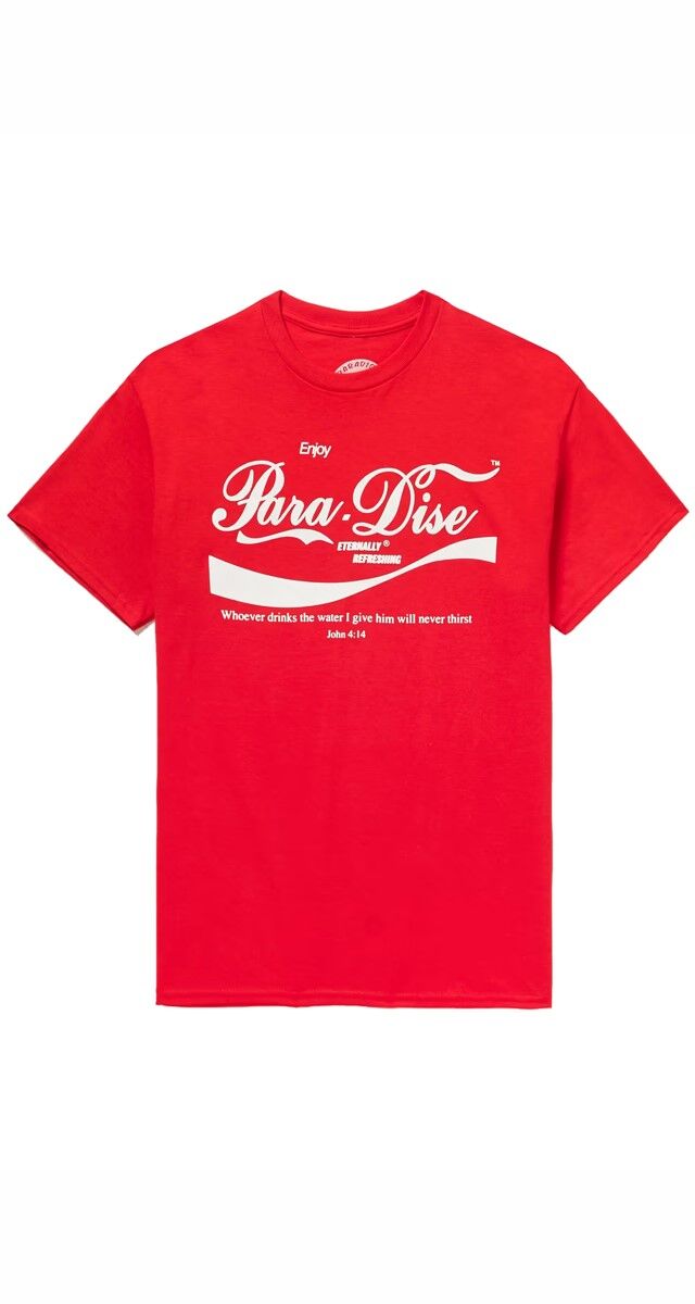 T-shirt em algodão estampado, €40, Paradise