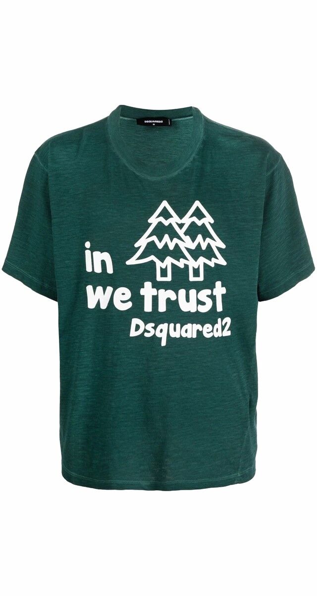 T-shirt em algodão estampado, €290, DSquared2