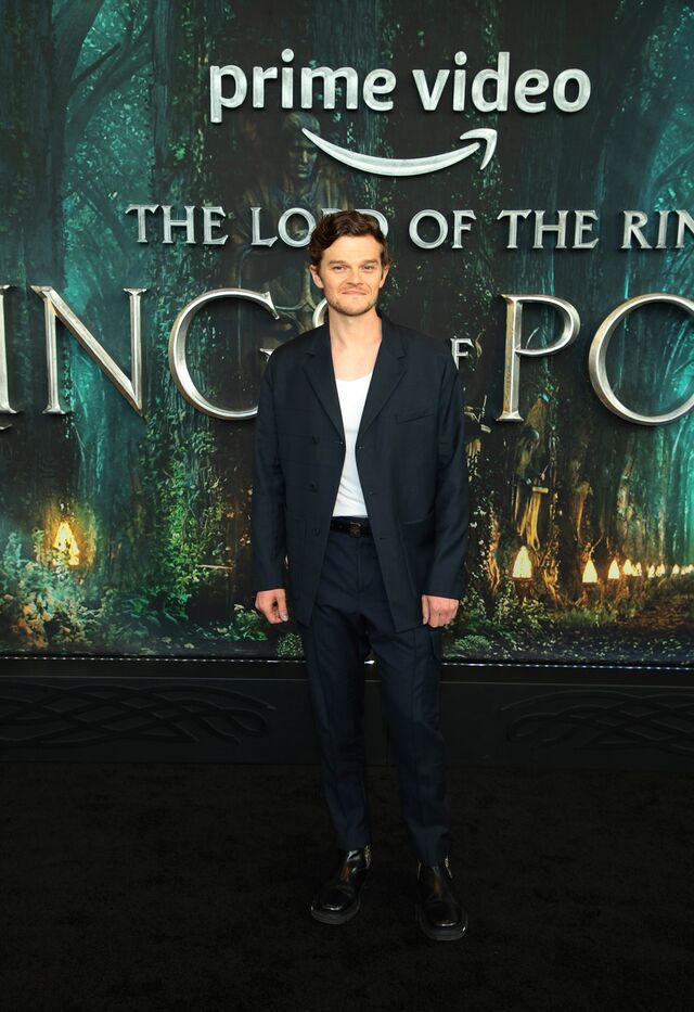 Robert Aramayo na estreia da série em Nova Iorque a 23 de agosto