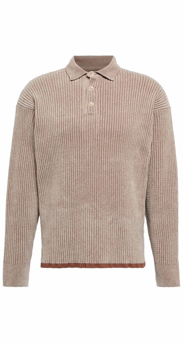 Polo Le Polo Duci em malha de algodão, € 540, Jacquemus