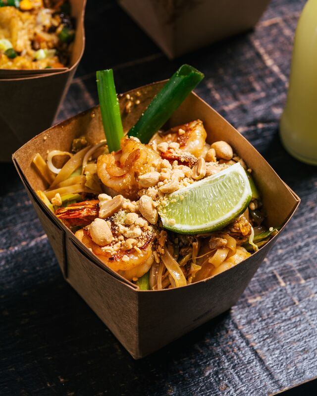 Pad Thai de camarão