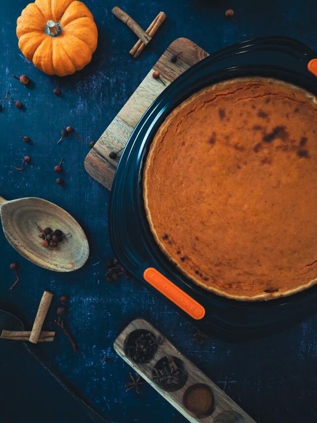 Receita de tarte de abóbora.