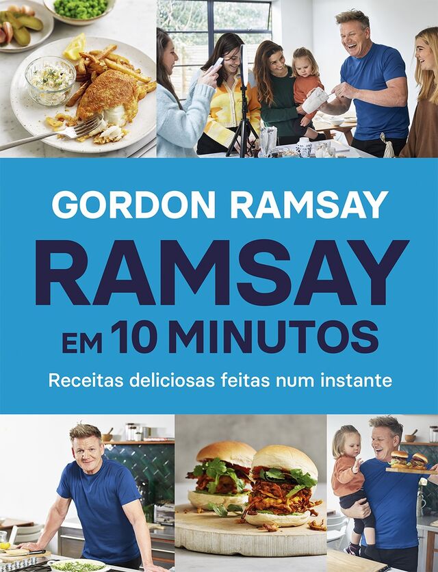 Livro de receitas 'Ramsay em 10 minutos', de Gordon Ramsay