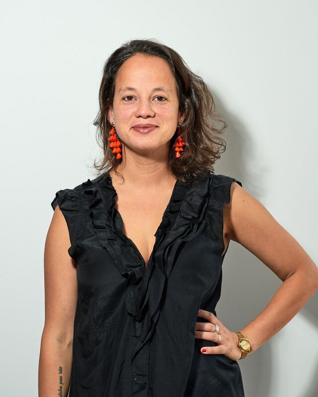 A curadora independente, Luiza Teixeira de Freitas
