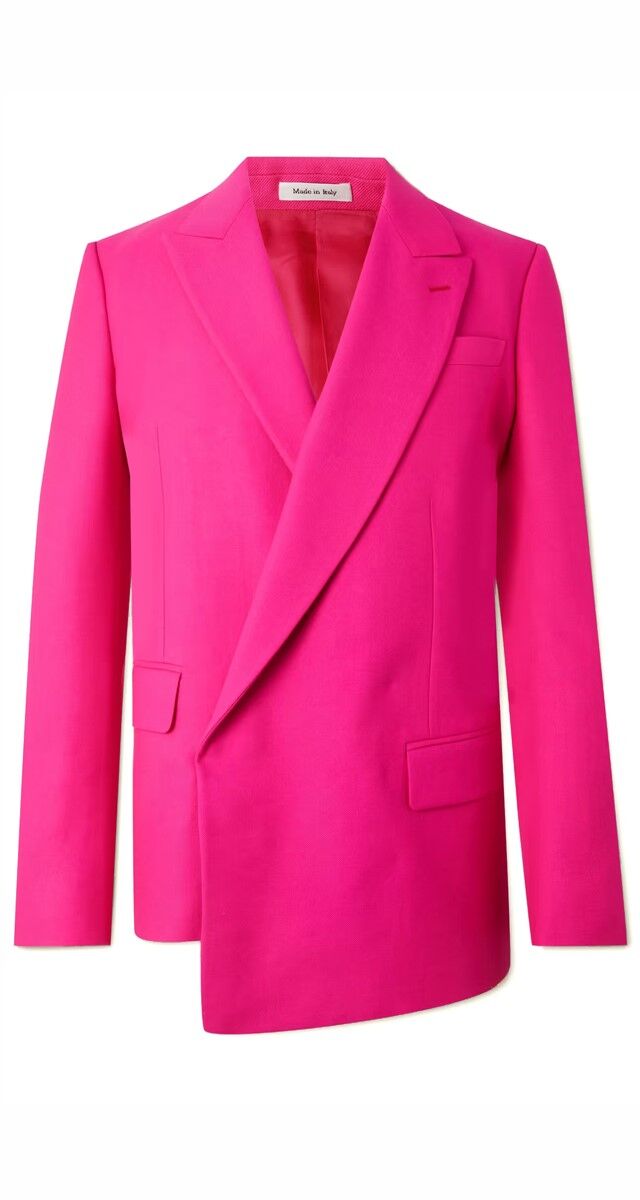 Blazer em lã, €2290, Alexander McQueen.