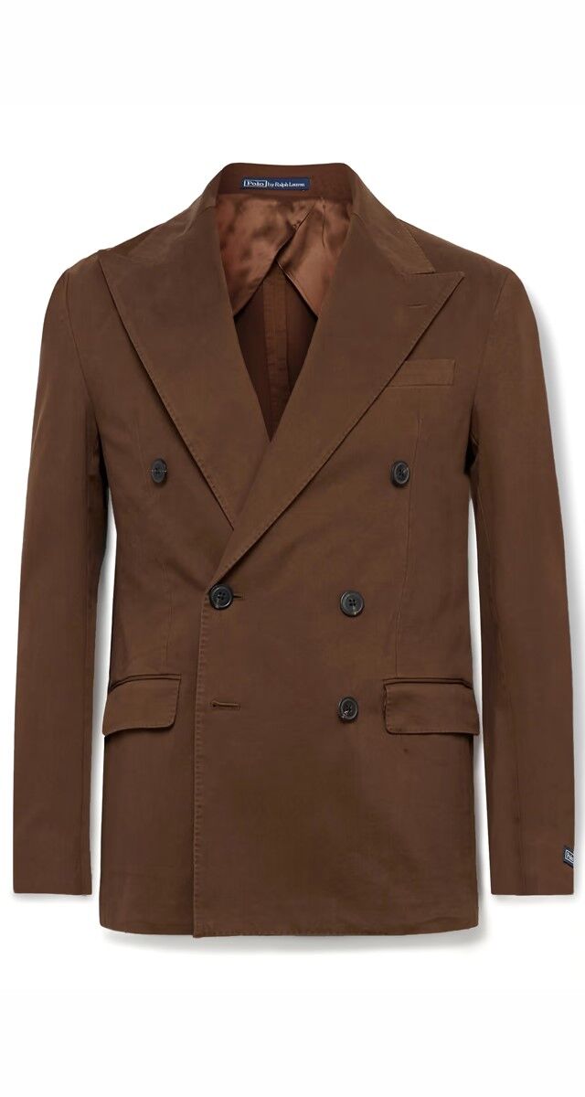 Casaco em algodão e lã, €445, Polo Ralph Lauren.