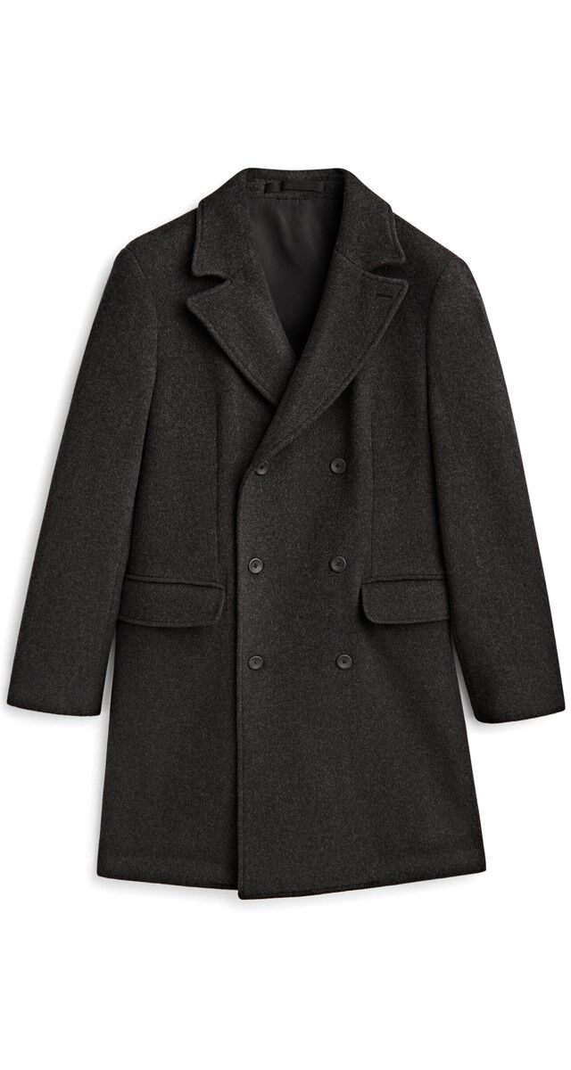 Casaco em lã, €249, Massimo Dutti.
