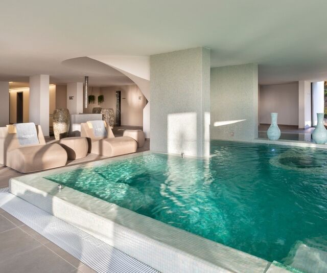 Piscinas do spa.