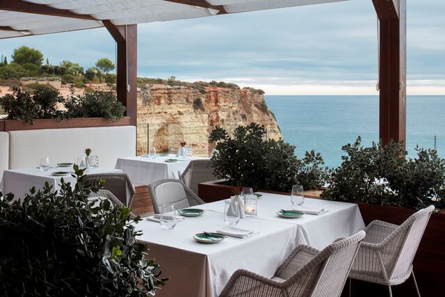 O restaurante The One, onde decorrem as experiências de pairing de vinhos.