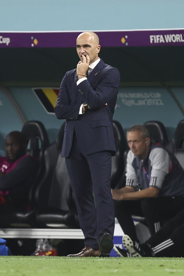 Roberto Martinez, selecionador da Bélgica.