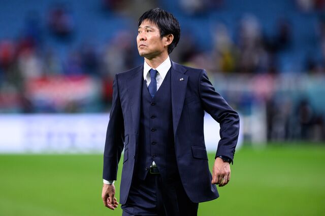 Hajime Moriyasu, selecionador do Japão.