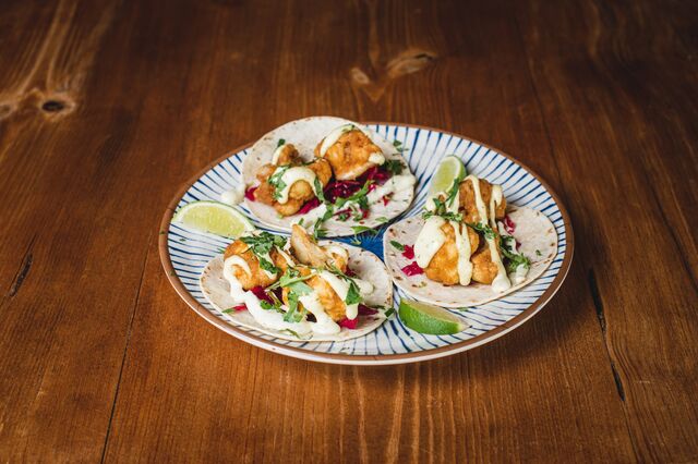 Tacos Coliflor Crujiente