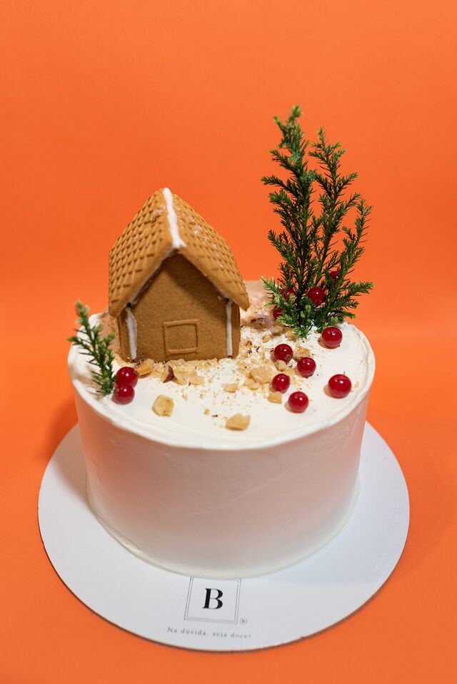 Minibolo de Caramelo de Natal da Brigadeirando