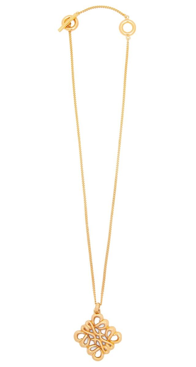 Colar em prata banhada, €850, Loewe.