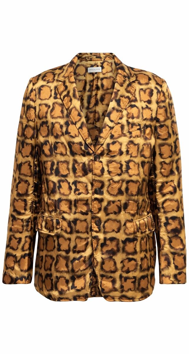 Blazer estampado, €895, Dries Van Noten.
