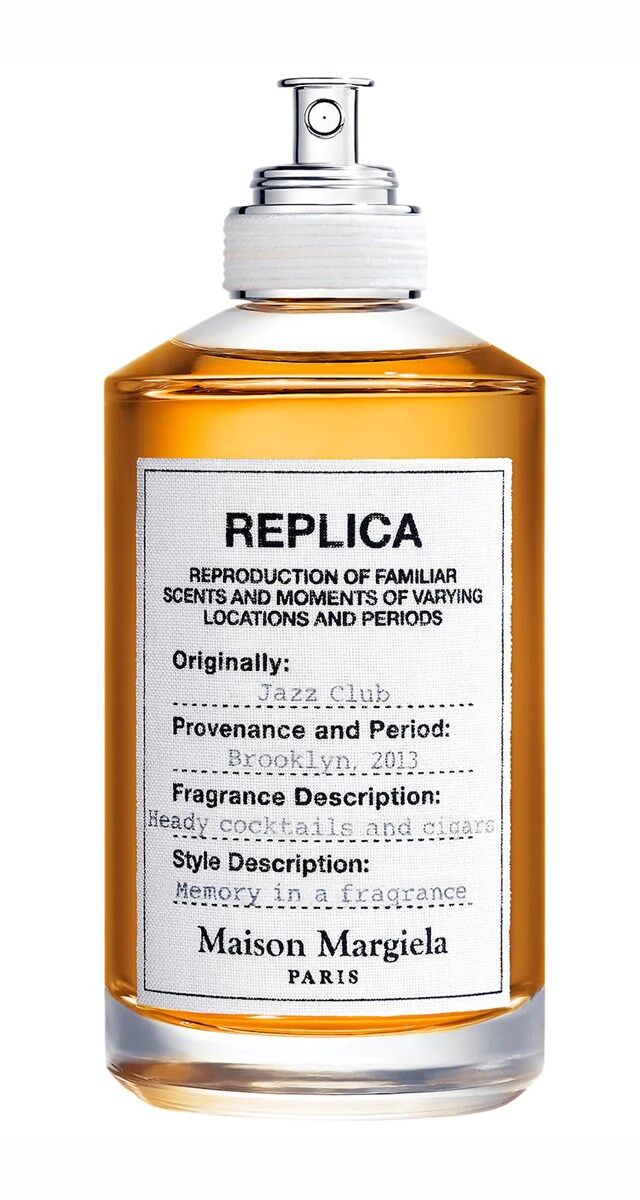 Jazzy e denso / Eau de Toilette Replica Jazz Club, 30ml, €55, Maison Margiela.