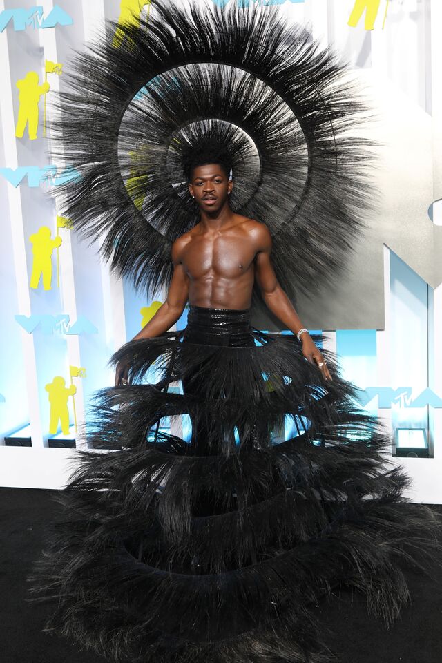 Lil Nas X nos prémios MTV Video Music Awards em agosto.