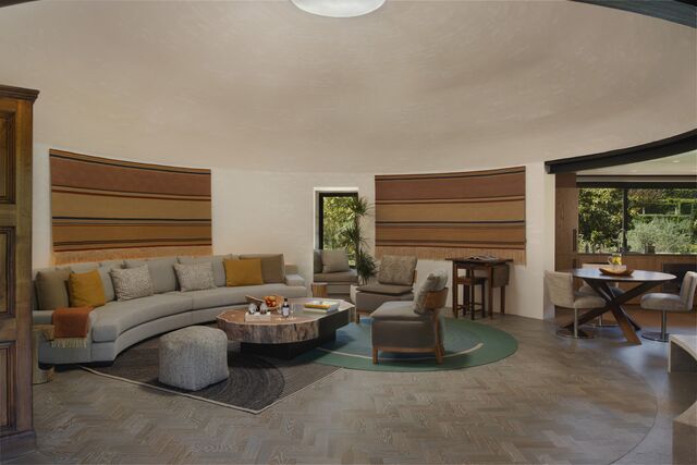 Sala de estar da Pool Vila de um quarto