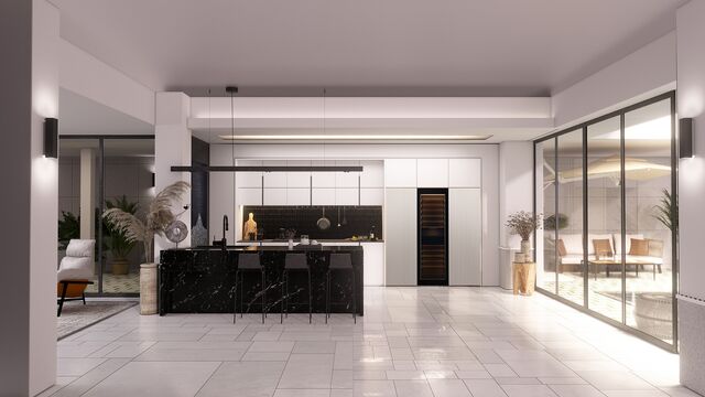 O novo frigorífico Infinity Line acrescenta uma cave de vinhos com capacidade para 111 garrafas e até três zonas diferentes de temperatura.
