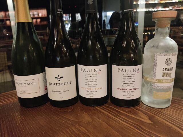 A prova dos vinhos.