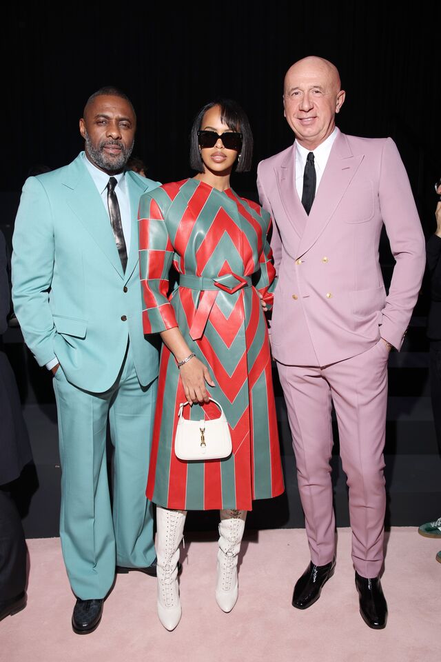 Idris Elba, Sabrina Dhowre e Marco Bizzarri