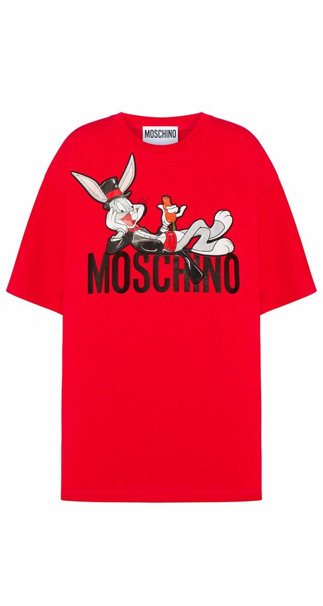 T-shirt em algodão estampado coleção Chinese New Year, €255, Moschino.