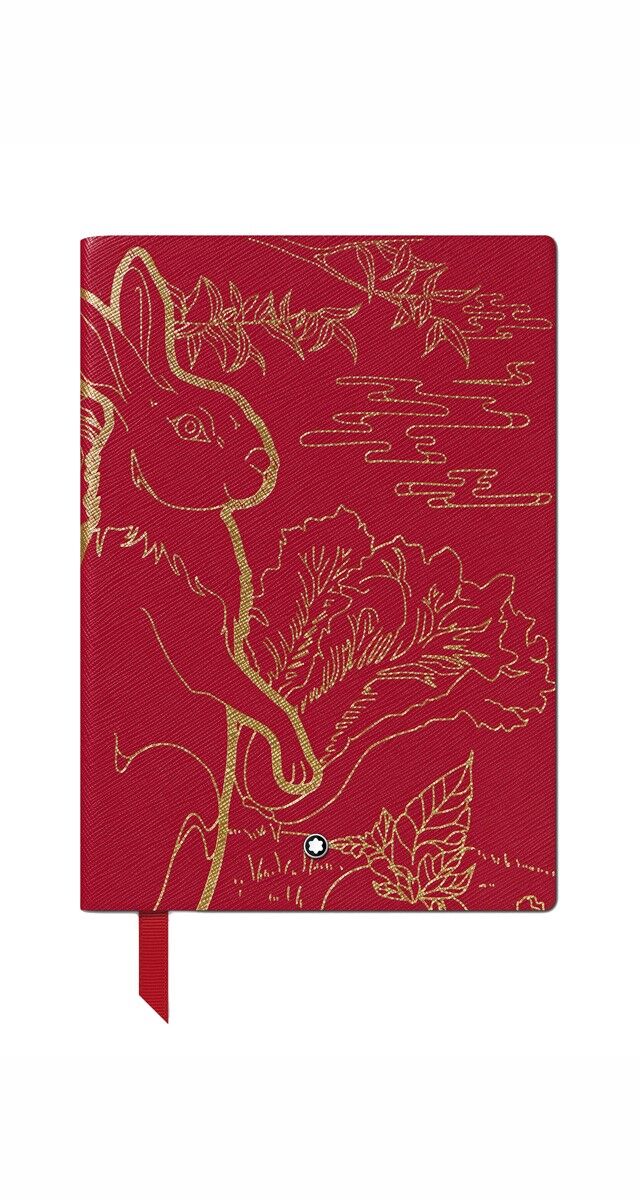 Caderno em pele estampada, €80, Montblanc.